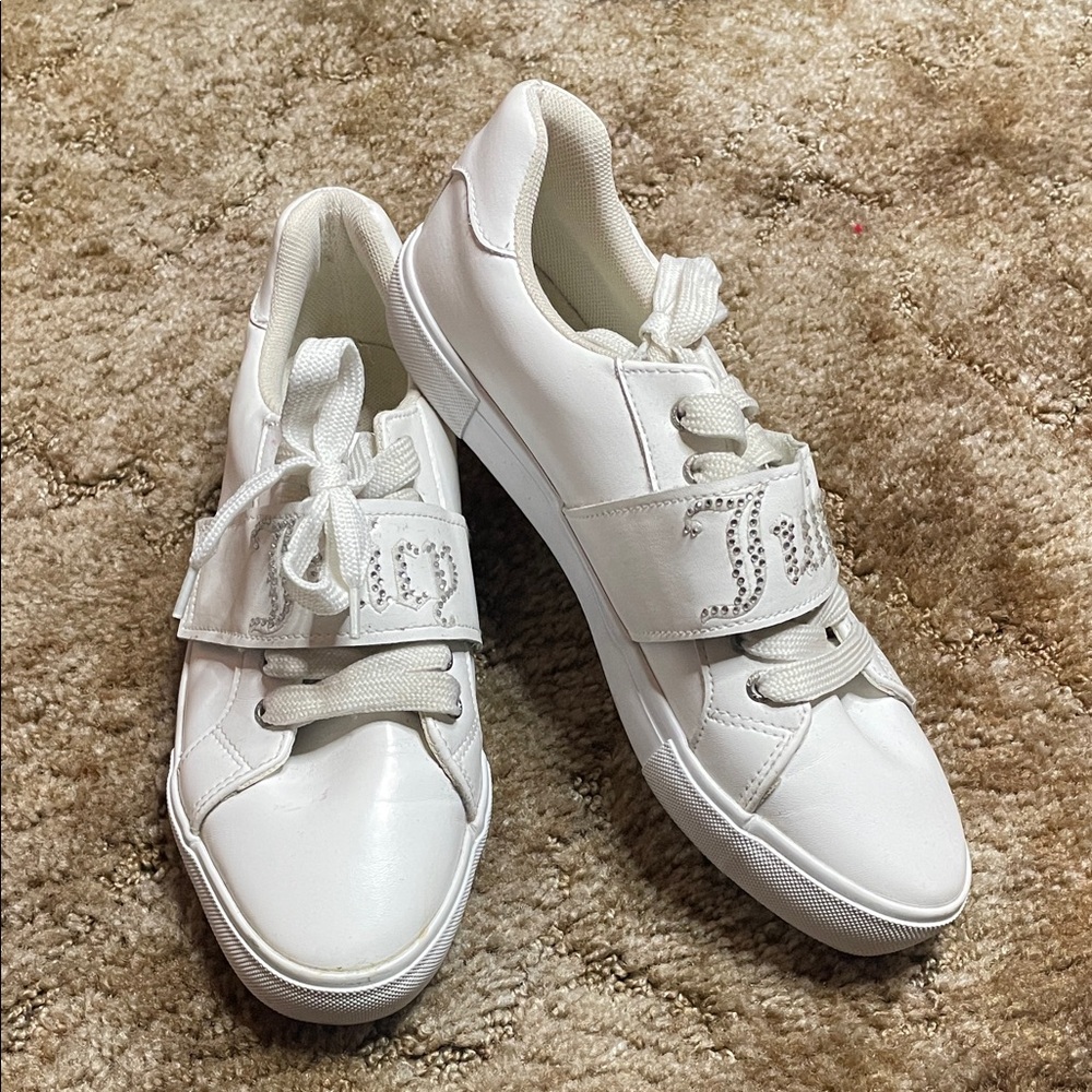 Juicy Couture Woman’s White Sneakers Size 9.5